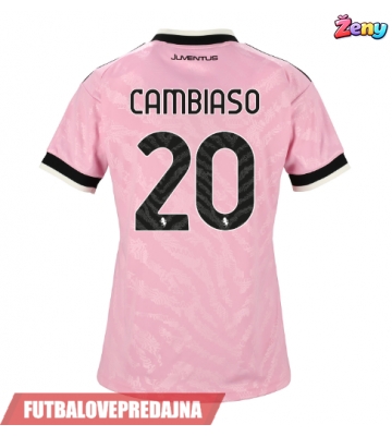 Lacne Ženy Futbalové dres Juventus Andrea Cambiaso #20 2026-27 Krátky Rukáv - Preč